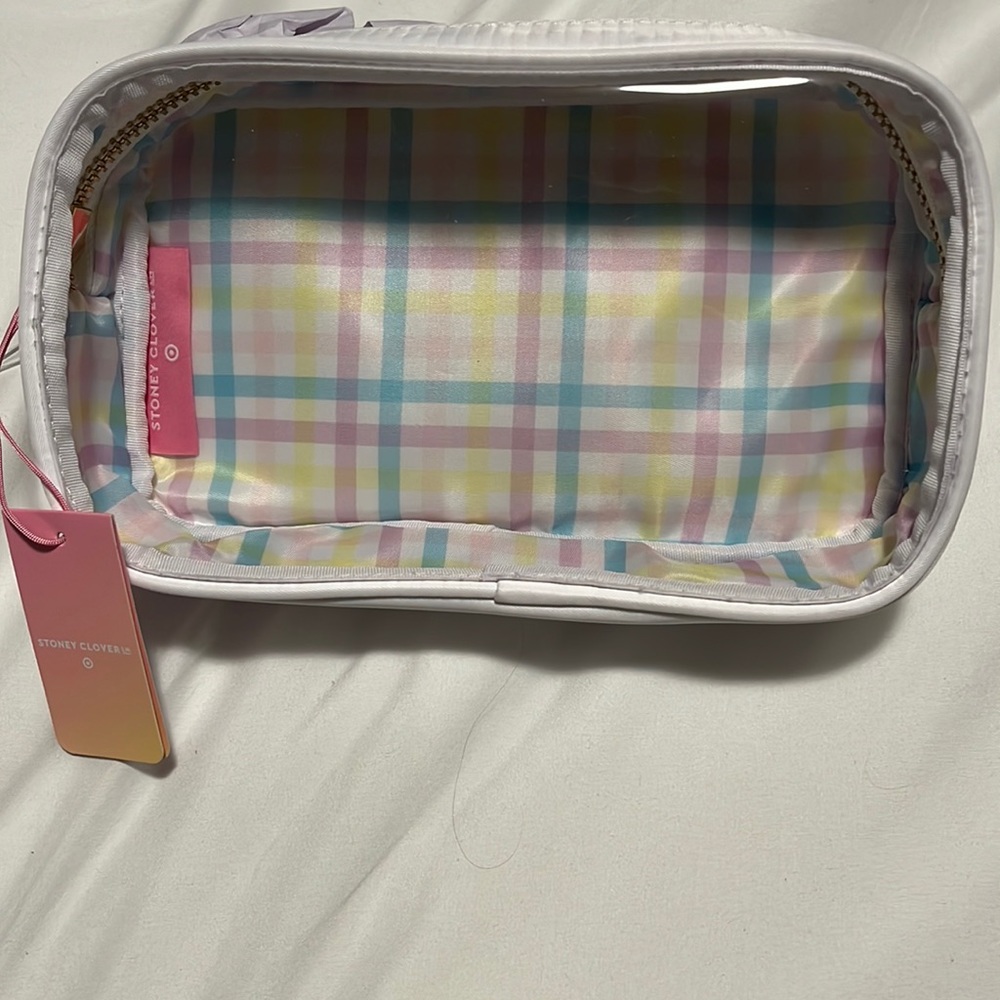 Gingham pouch